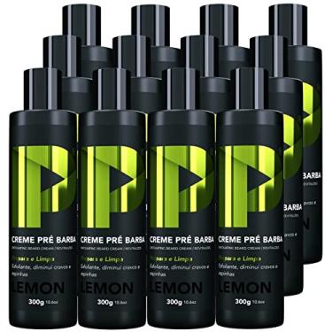 Imagem de Creme Pré Barba Play Barber 300g Lemon Esfoliante Caixa Com 12 Unidades