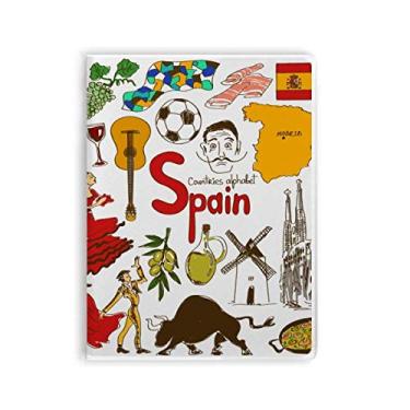 Imagem de Diário de capa macia com estampa de animais da Espanha Landscap