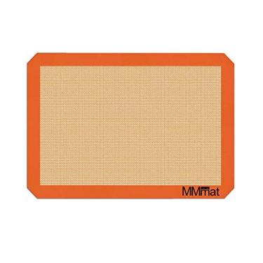 Imagem de MMmat Tapete de silicone – melhor silicone alemão – assadeira de silicone antiderrapante, tapetes de silicone reutilizáveis antiaderentes para assar, forro de forno, tapete de balcão, tapete de