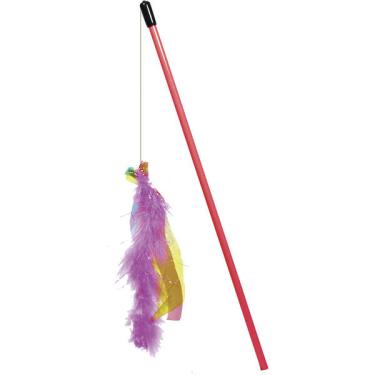 Imagem de Brinquedo LCM Varinha Cat Collors Vermelha para Gato - Vermelha