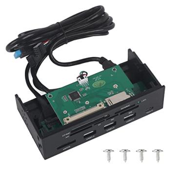 Imagem de 25 Polegadas,Leitor De Cartão Interno STW De 5, Leitor De Cartão Interno Multifuncional De 5,25 Polegadas Painel Frontal Do PC, Suporte M2, MSO, Memória, MS, XD, Cartão CF 64G