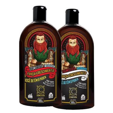 Imagem de Kit for Men para Cabelos Oleosos Vegano COSMECEUTA Força e Crescimento Shampoo + Condicionador 300ml
