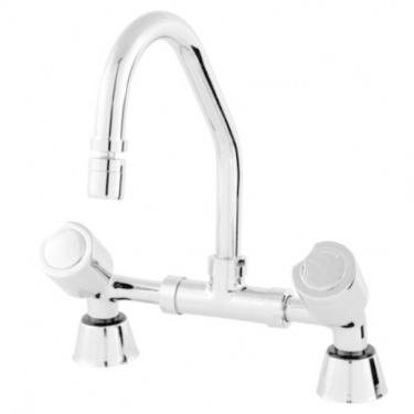 Imagem de Torneira Pia Cozinha Misturador Mesa Bancada Com Arejador 1231 C40 Luxo