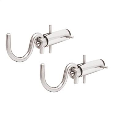 Imagem de Gancho Armador De Rede Batom Aço Carbono - Silvana 2Pçs