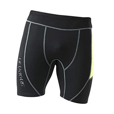 Imagem de Shorts de neoprene masculino de 2 mm para equipamento de calça de mergulho para corrida fitness ciclismo, eu