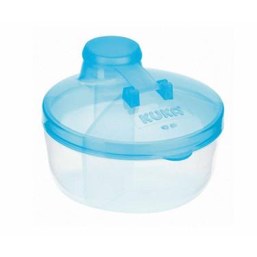 Imagem de Pote Dosador Leite Em Pó Fórmula 3 Divisões Azul Kuka