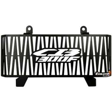 Imagem de Protetor Grade Tela de Radiador Cb Twister 300f 300 f 2023 Cor:Preto