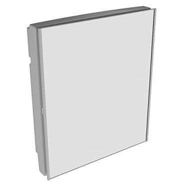 Imagem de Armário Plástico Versátil p/Banheiro Cinza Cl 30,1x35,3cm de Embutir e Sobrepor A41 CZ2