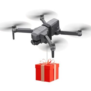 Imagem de BRDRC Sistema de carga útil Airdrop para DJI Mini 4 Pro/Mini 3 Pro/Air 3/Mavic 3 Pro Transport Release Delivery Drop Fishing com liberação de isca para cena de casamento, isca de pesca e acessórios de