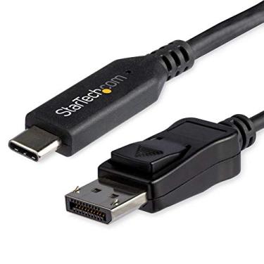 Imagem de StarTech.com Cabo USB C para DisplayPort 1.4 de 1,8 m - 4K/5K/8K USB Tipo-C para DP 1.4 Alt Mode Conversor Adaptador de Vídeo - HBR3/HDR/DSC - Cabo de monitor DP 8K 60Hz para USB-C/Thunderbolt 3 (CDP2DP146B)