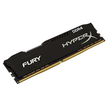 Imagem de HyperX Memória interna Kingston Technology Fury Black 8 GB CL15 DIMM DDR4 2400 MT/s (HX424C15FB2/8)