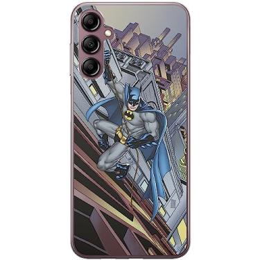 Imagem de ERT GROUP Capa de celular para Samsung A14 4G/5G original e oficialmente licenciada DC padrão Batman 006 otimamente adaptada à forma do celular, capa feita de TPU