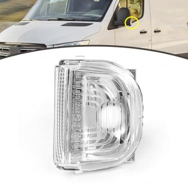Imagem de JESYMBX Para Mercedes Sprinter 2019 2020 Espelho Retrovisor Lâmpada de seta A9109064700 A9109064600 Luz Indicadora Piscante