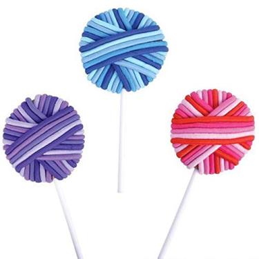 Imagem de Pirulito elástico de cabelo, lembrancinha de festa divertida, acessórios de rabo de cavalo fofos para meninas, cores sortidas