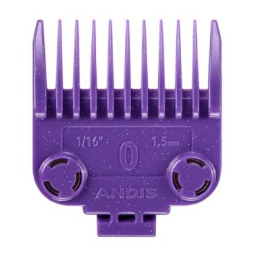 Imagem de Andis 561385 OG Tamanho #0 pente duplo ímã guia serve para MLC & ML Master Clippers, roxo