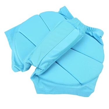 Imagem de Calças Curtas Protetoras Protetor de Quadril, Roupa íntima Protetora de Esqui para Esportes de Esqui de Ciclismo Shorts Acolchoados (M)