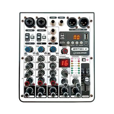 Imagem de Mesa de Som Waldman British B-4 - 4 Canais - MS0091