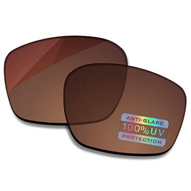 Imagem de Bowyer Lentes de reposição polarizadas para óculos de sol Oakley Sliver Stealth OO9408 - marrom