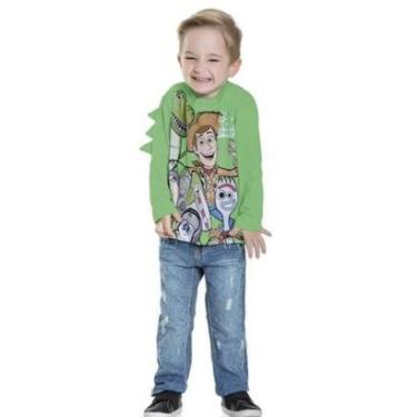 Imagem de Camiseta Infantil Inverno Toy Story, Produto Oficial - Fakini-Masculino