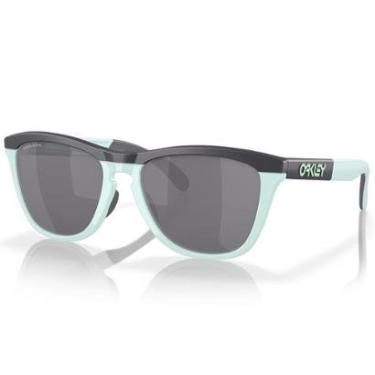Imagem de Óculos de Sol Oakley Frogskins Matte Carbon/Blue Milkshake-Masculino
