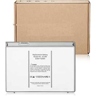 Imagem de Bateria do notebook Compatible with Macbook Pro 17-Inch A1189(A1261,Mid-2007,Late-2007,Early-2008,Late-2008,Version) Fitting Apple Macbook Pro 17" A1212 A1151 A1229 Laptop Battery 10.8V 60Wh]