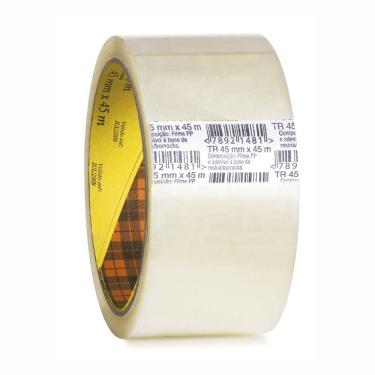 Imagem de Fita Empacotamento Scotch 3M Transparente 45mmx45m