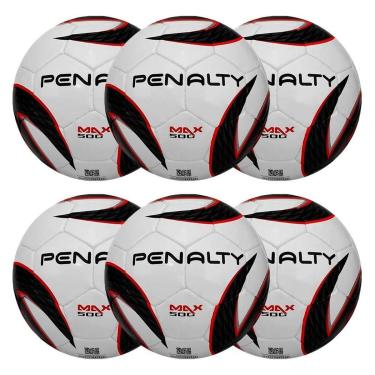 Imagem de Kit 6 Bolas Futsal Penalty Max 500 Duotec-Unissex