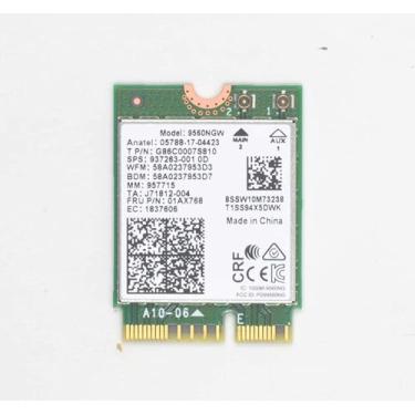 Imagem de 9560NGW WiFi Card for Intel, Wireless-Network Card 9560AC, AC 9560, M.2 2230, 2X2 Ac+Bt, Gigabit, No Vpro NGFF Key E (M2:CNVio)