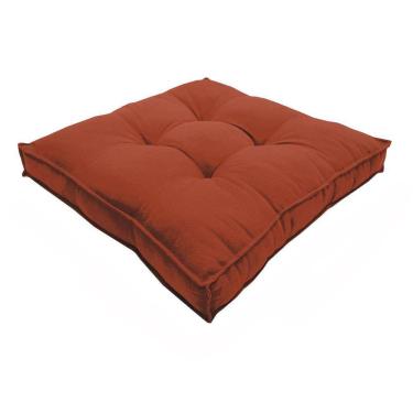 Imagem de Almofada Futon Decoração 50X50 Cm Vários Modelos Terracota