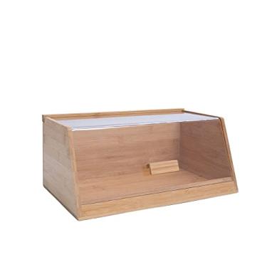 Imagem de Oikos - Porta Pão de Bambu com Tampa Transparente 35cm