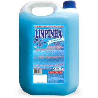 Imagem de Desinfetante Bactericida Lavanda 5 Litros Limpinha Elimina Maus Odores