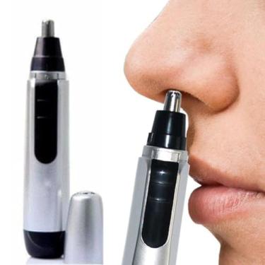 Imagem de Aparador de Pelos para Nariz e Orelhas – Compacto e Portátil, Lâminas de Aço Inoxidável, Hipoalergênico, Fácil de Usar e Limpar, Ideal para Homens e Mulheres