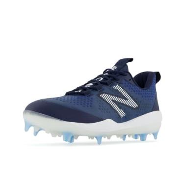 Imagem de New Balance FuelCell Comp V3 Tênis de beisebol masculino, Equipe azul marinho/branco, 44