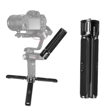Imagem de Akeipho Mini tripé de alumínio resistente, tripé de mesa de mesa para gimbals DSLRs, Zhiyun Weebill/guindaste/laboratório, DJI Ronin S/SC/RS/RSC, Osmo Mobile, estabilizador de aderência de alça de