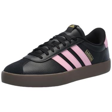 Imagem de adidas Tênis masculino Gazelle, Preto/Rosa Verdadeiro/Dourado Metálico, 44