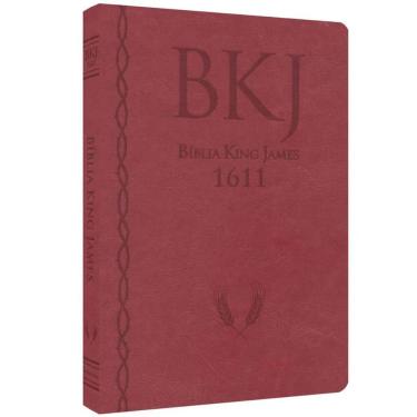 Imagem de Bíblia King James BKJ 1611 Ultra Fina Ampliada Vermelha