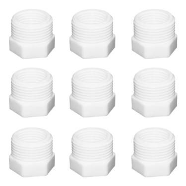 Imagem de 8 pacotes série 439 encaixe de tubo PVC 3/10.2 cm NPT macho x 1/5.1 cm NPT fêmea rosca bucha de encaixe de tubo PVC macho acoplador redutor bucha acoplamento conector adaptador de tubo