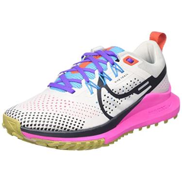 Imagem de Nike W React Pegasus Trail 4, tênis feminino, Lt Orewood Brn Dk Cinza fumê, 35