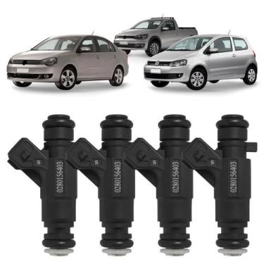 Imagem de 4x Bico Injetor Crossfox Fox Gol Golf Polo Voyage Total Flex - SEEDS A