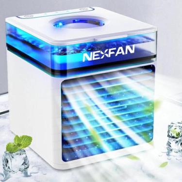 Imagem de Mini Ar Condicionado Led Mesa Ultra Air Cooler Portátil Ice - Home Goo