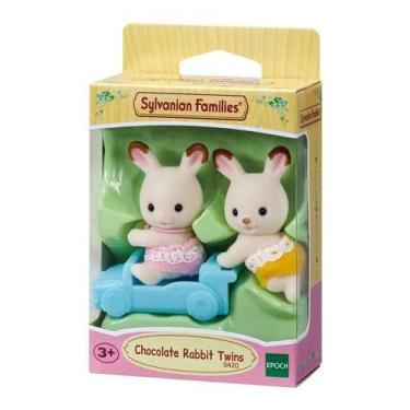 Imagem de Sylvanian Families Figura Gêmeos Coelho Chocolate - Epoch 5420