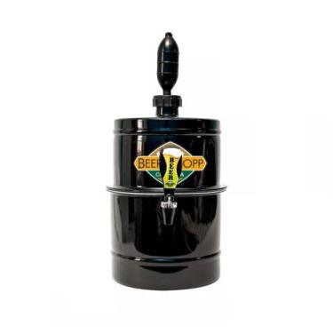 Imagem de Chopeira 100% Alumínio Preta Cabe 7 Garrafa 600ml Ou 12 Lata - Beer Ch