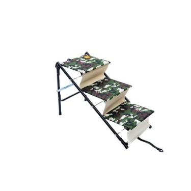 Imagem de Escada/Rampa Para Pet One Dobrável Tubline - Camuflada Creme