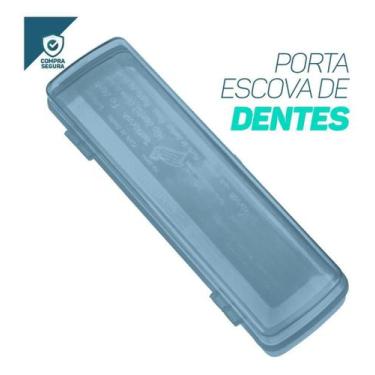 Imagem de Estojo Porta Escova De Dentes Portatil Plástico Viagem Cores Prático R