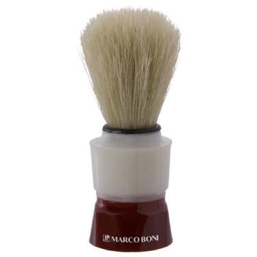 Imagem de Pincel De Barbear Com Cerdas Mistas Grande Marco Boni, Vermelho