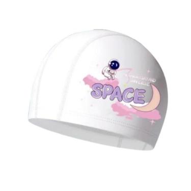 Imagem de Touca De Natação Infantil Profissional Espacial - Hero Band, Branco ro