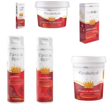 Imagem de Vita Seiva Cavalo Real Cresce Forte 06 Produtos (Sh/Cond/Masc/Bals/Duo