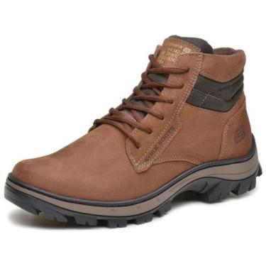 Imagem de Bota Coturno Masculino Tratorado Segurança Couro EPI CA GOGOWEAR Sola 