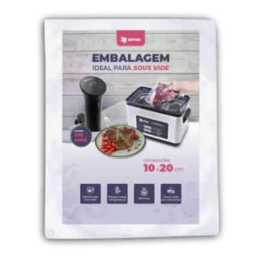 Imagem de Embalagem Sous Vide 10x20 - 100 Unidades - Cetro