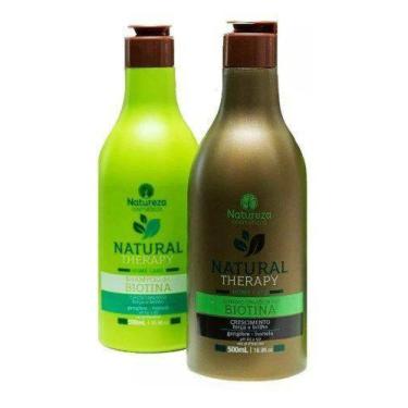 Imagem de Kit Home Care De Biotina 500ml Crescimento Capilar Natureza - Natureza